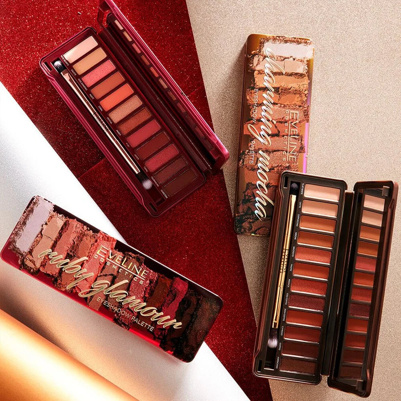 Charming Mocha Eyeshadow Palette - 12 colors