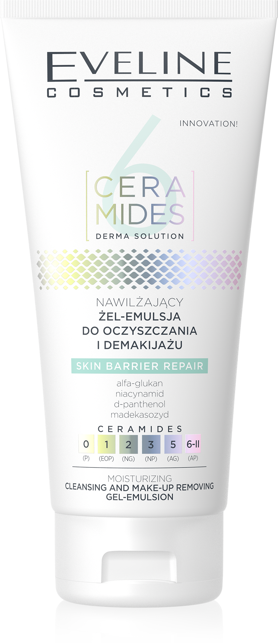 6 Ceramides Moisturising Cleansing & Makeup Removal Gel-Emulsion