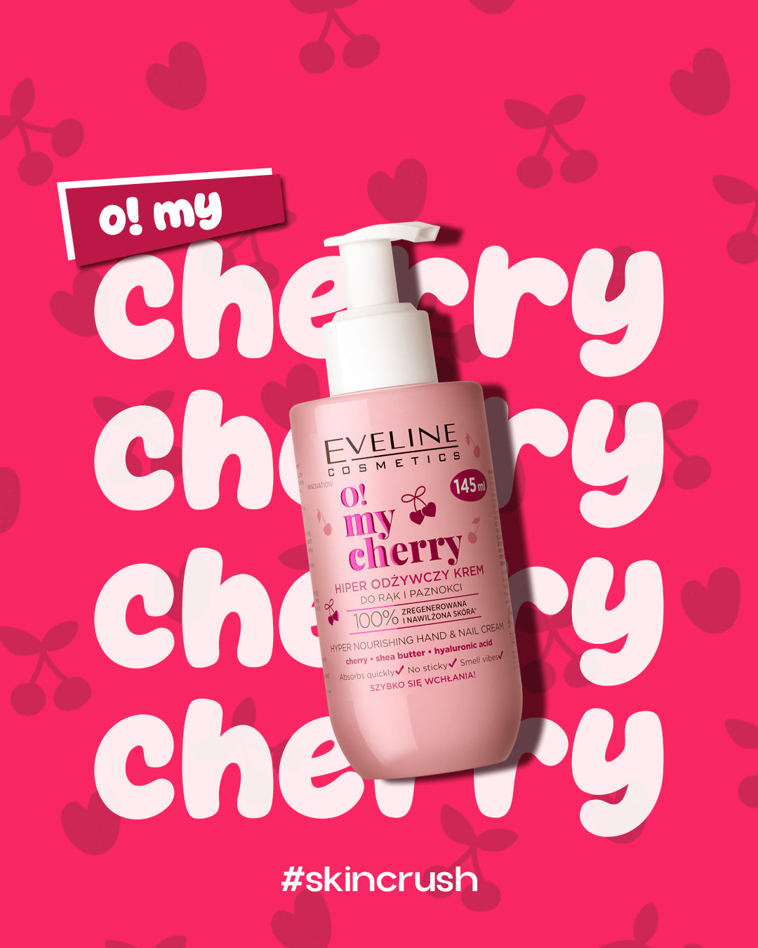 O! My Cherry Hand & Nail Cream