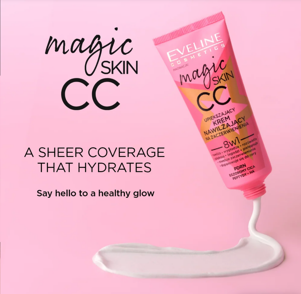 Magic Skin CC Cream - Moisturising, Lightweight & Redness Correction