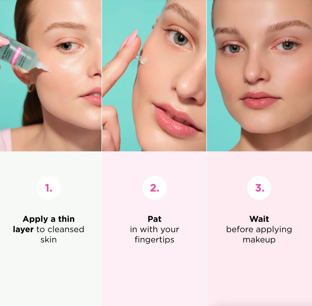Face Grip Makeup Primer – Hydrating Green Gel for Redness Correction
